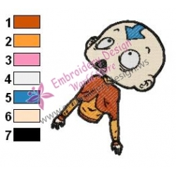 Aang Avatar The Last Airbender Embroidery Design 08